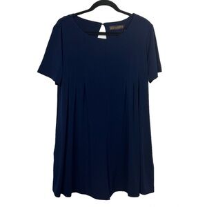 QED London Navy Blue Oversized Romper NWT Medium